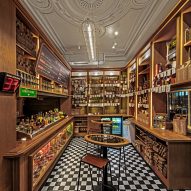 Interiors of Genuine Liquorette London, designed by AvroKO