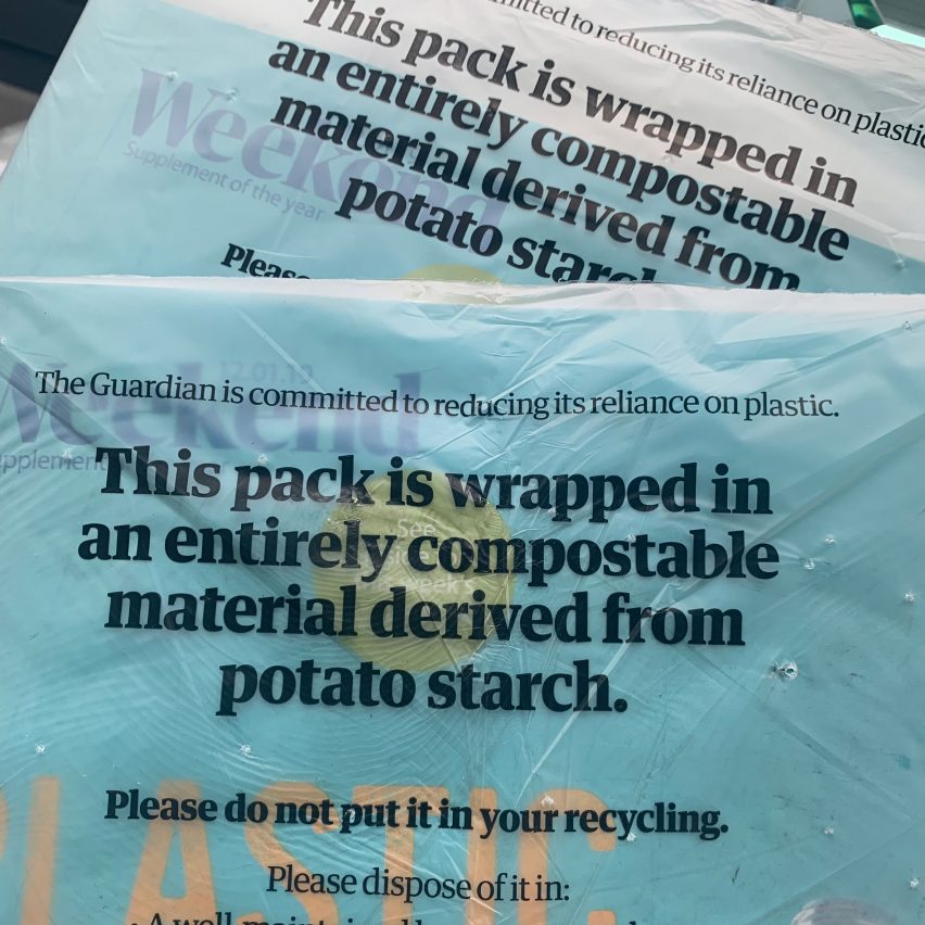 The Guardian newspaper switches from plastic to biodegradable wrapping