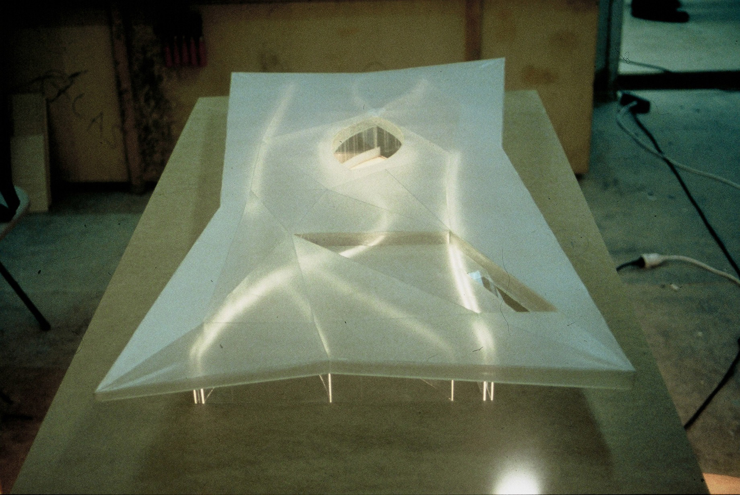Model of Herzog and de Meuron's Kramlich Residence and Collection, Oakville, Napa Valley