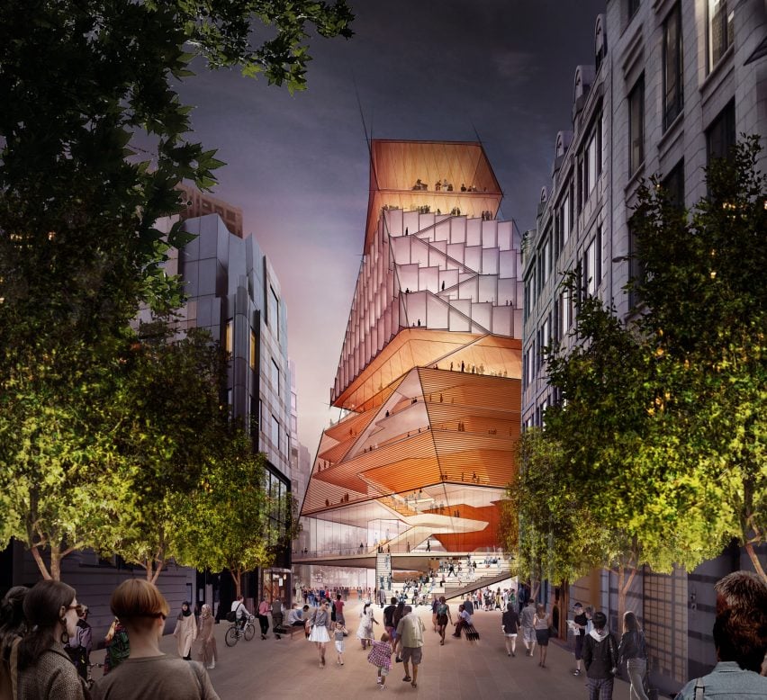 A visual of the London Centre for Music by Diller Scofidio + Renfro