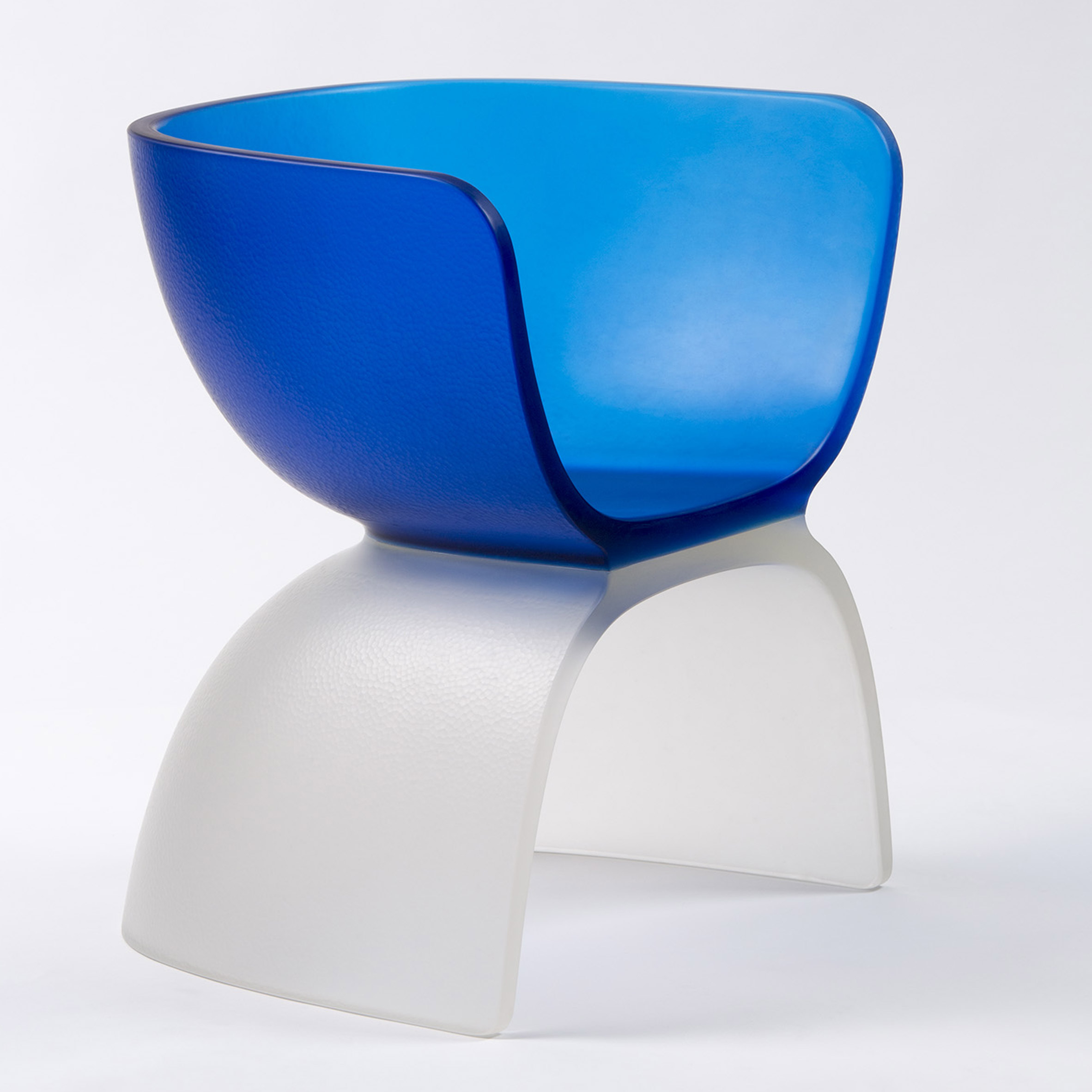 Cloisonné Blue Desk, Marc Newson Exhibition