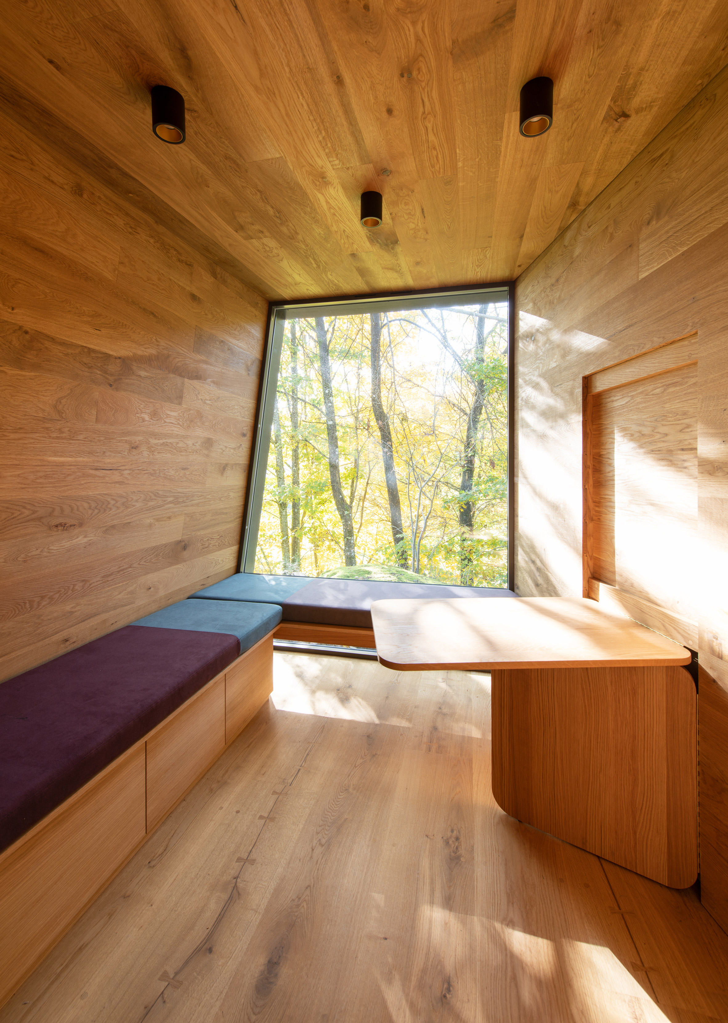 Interiors of Outdoor Care Retreats by Snøhetta in Norway