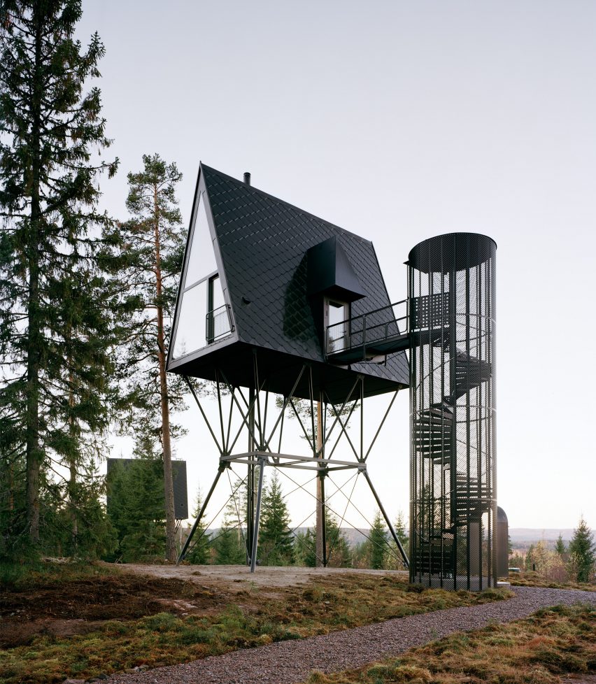 PAN Treetop Cabins by Espen Surnevik in Norway