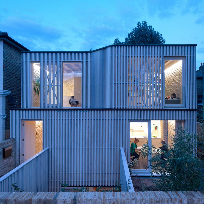 Tikari Works squeezes Pocket House on site of former garage in London