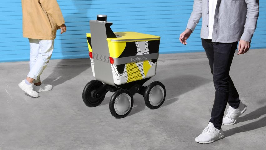 Serve delivery robot by New Deal Design and Postmates