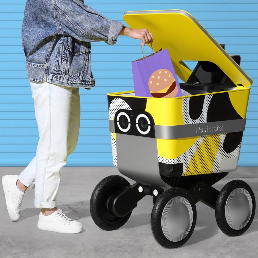 Postmates' delivery robot Serve is designed to be "lovable at first sight"
