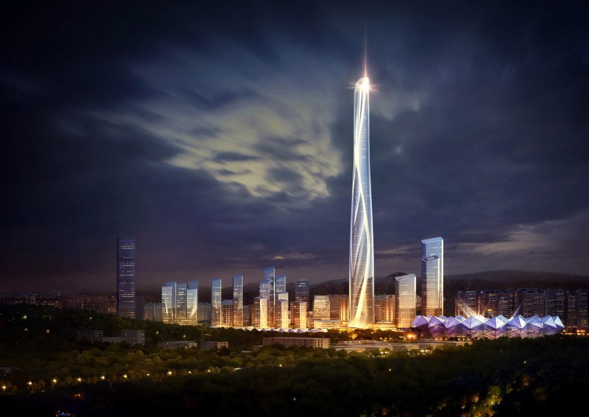 China's tallest building: Shenzhen-Hong Kong International Center by Adrian Smith + Gordon Gill Architecture