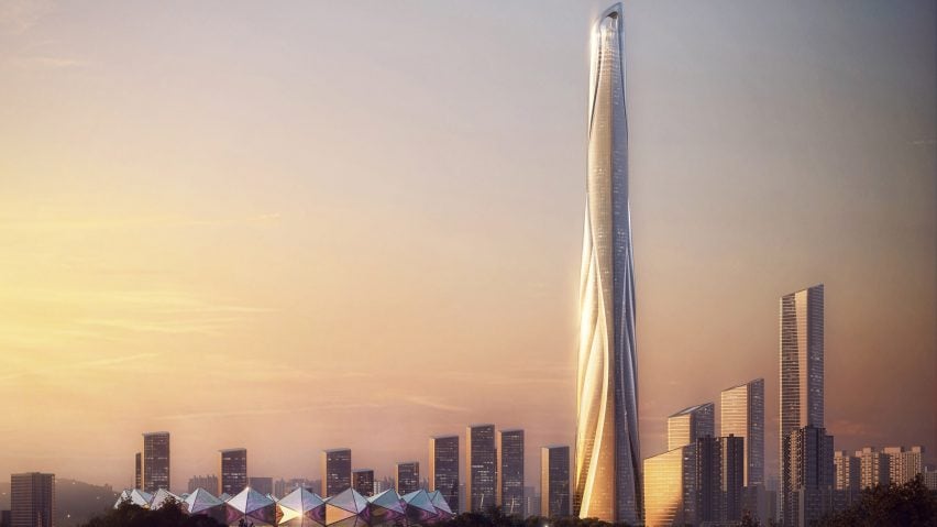 China's tallest building: Shenzhen-Hong Kong International Center by Adrian Smith + Gordon Gill Architecture