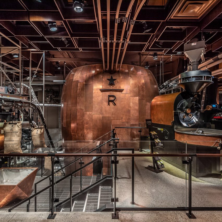 Starbucks Reserve Roastery cafe opens in New York's Meatpacking