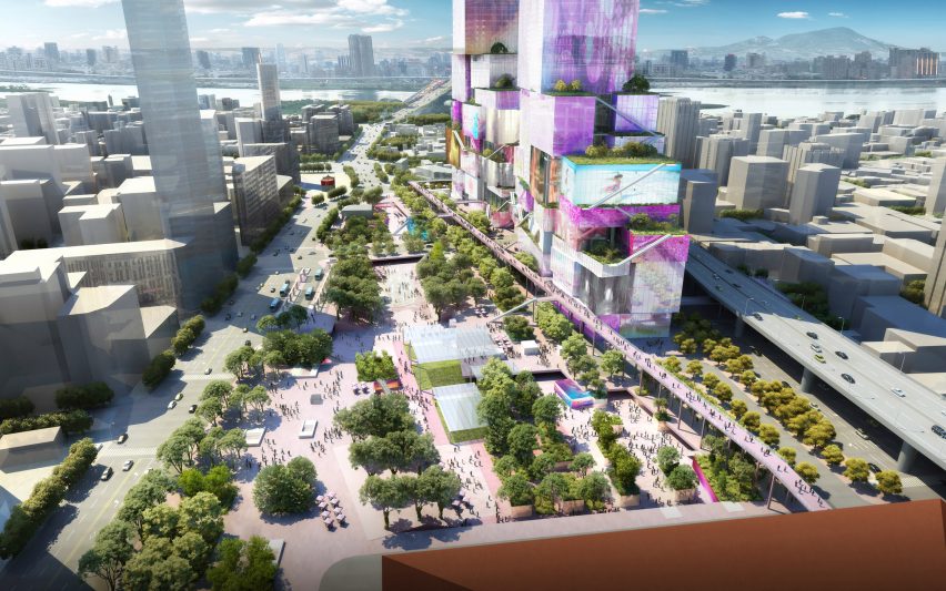 Taipei Twin Towers proposal by MVRDV