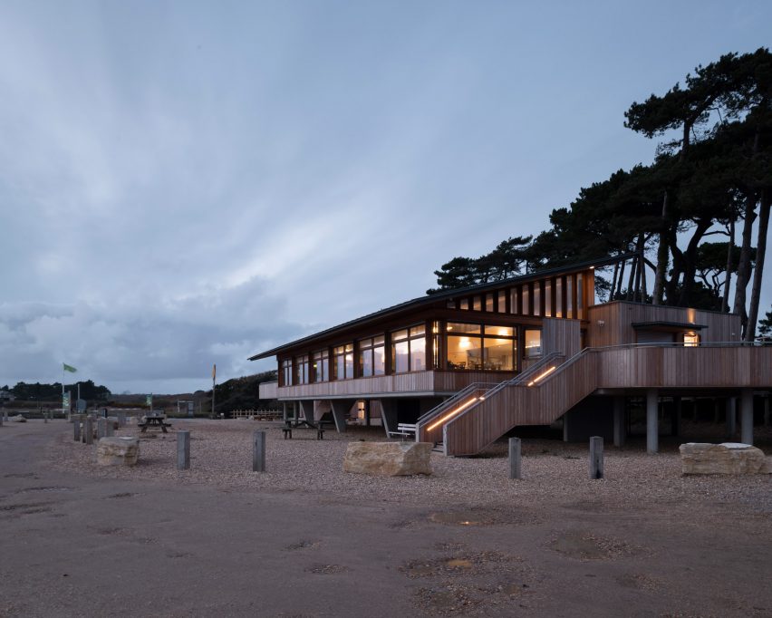 The Lookout in Lepe Country Park designed by Hampshire County Council's Property Services