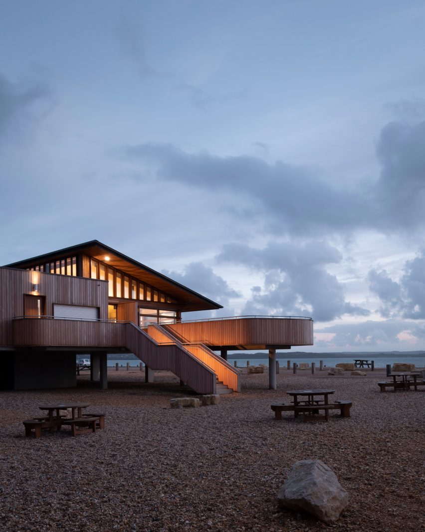 The Lookout in Lepe Country Park designed by Hampshire County Council's Property Services