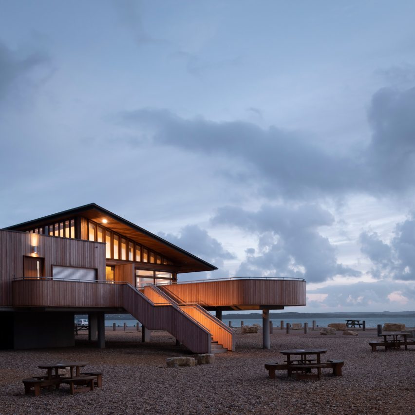 Visitor centre on England's coast built to withstand a century of rising seas