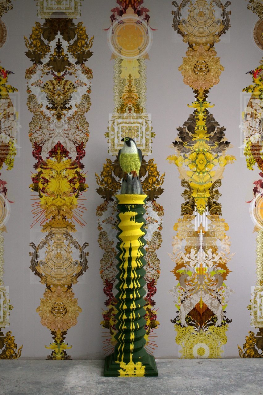 Timorous Beasties' wallpaper series features totemic patterns