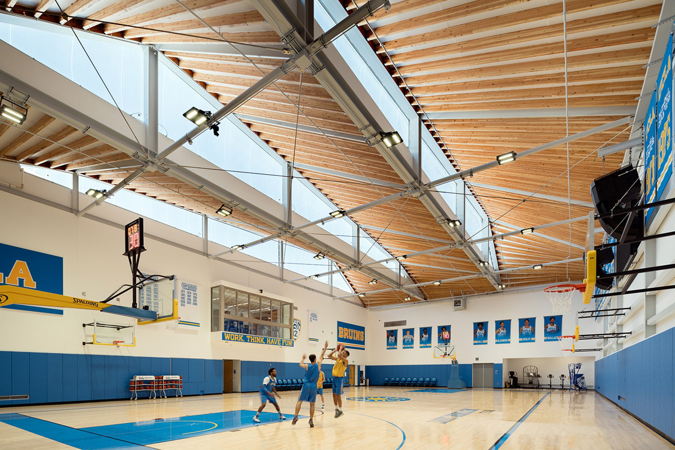 Kevin Daly Architects Builds Crinkled Complex For Ucla S Basketball Teams Free Autocad Blocks Drawings Download Center