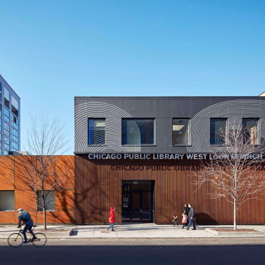 SOM transforms ageing brick buildings into Chicago's West Loop Branch library