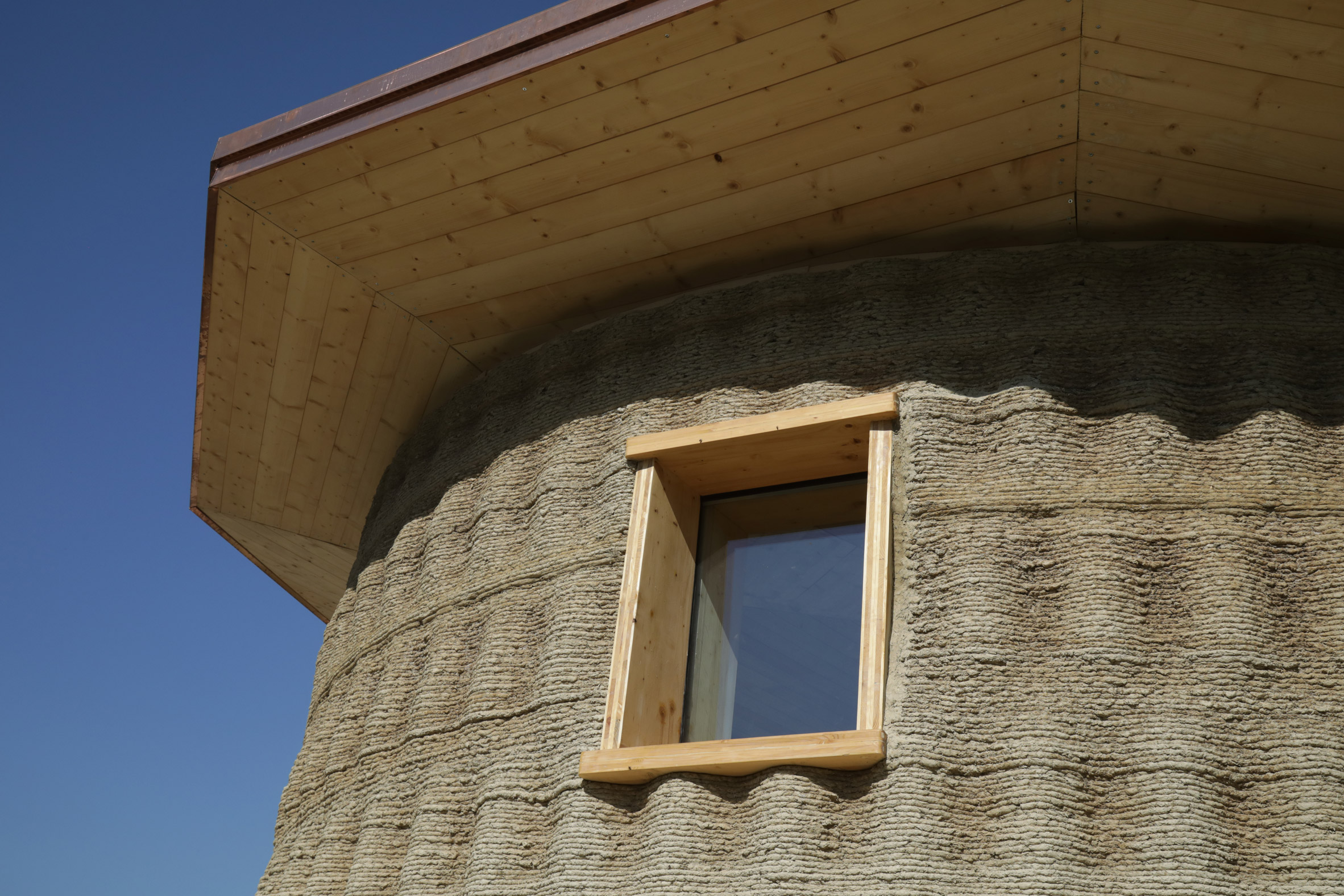 Gaia is a 3D-printed house by WASP made from biodegradable materials