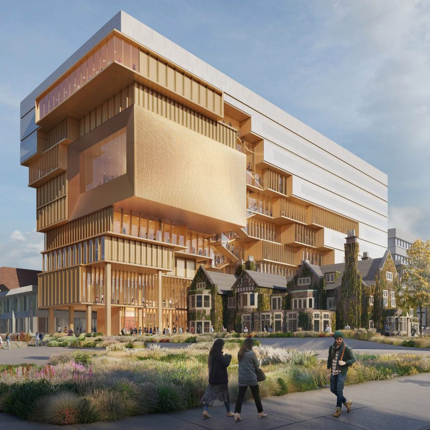 Diller Scofidio + Renfro unveils "eroded" building for University of Toronto