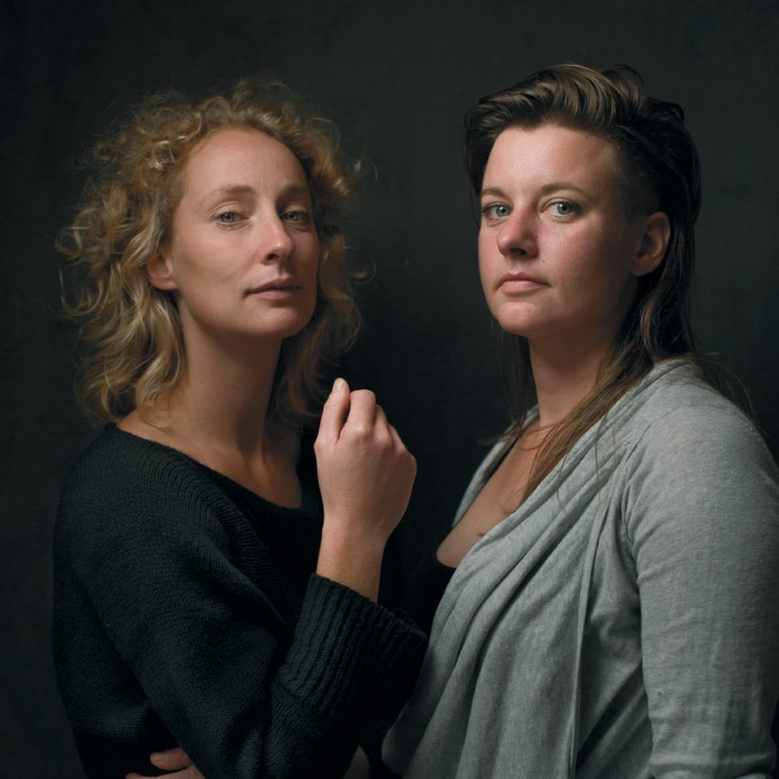 Portrait of Atelier NL co-founders Nadine Sterk and Lonny van Ryswyck