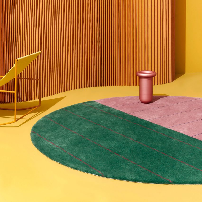 Sight Unseen creates two colourful rugs using Kasthall's simple online design tool