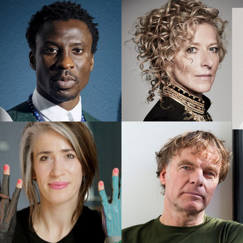 Dezeen Awards 2019 judges Ini Archibong, Kelly Hoppen, Imogen Heap and Winy Maas