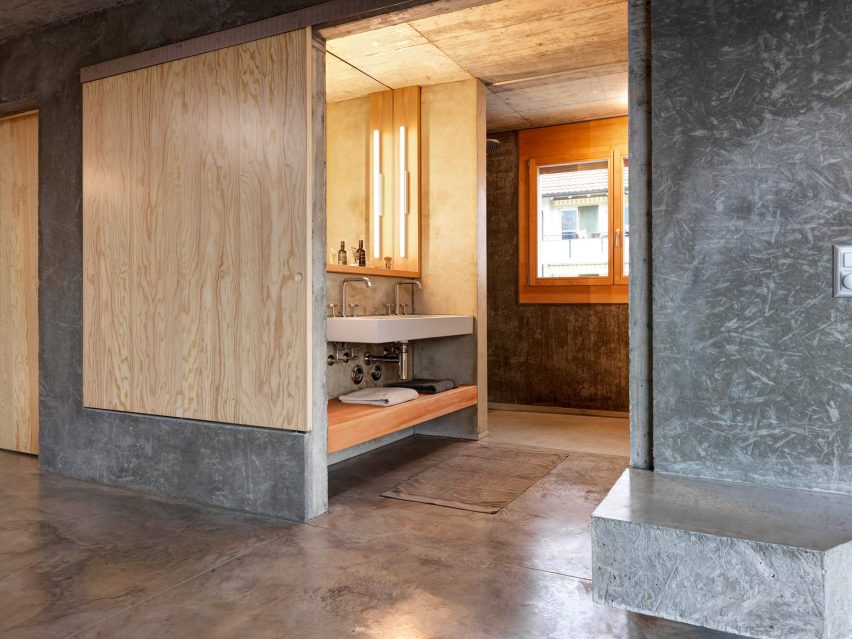 Gus Wüstemann affordable concrete housing in Zurich