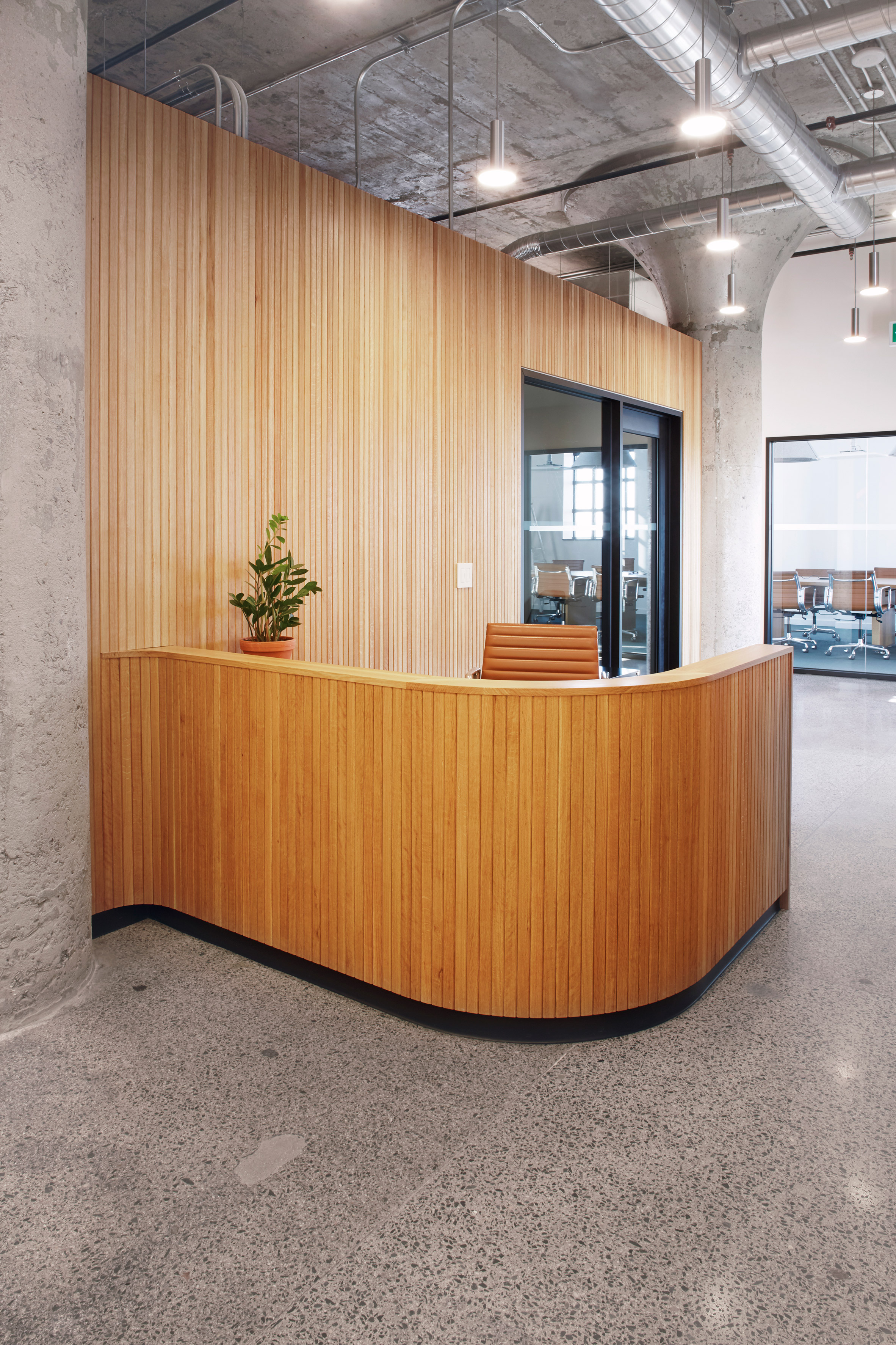 Reception area in Agency 59 by MSDS Studio