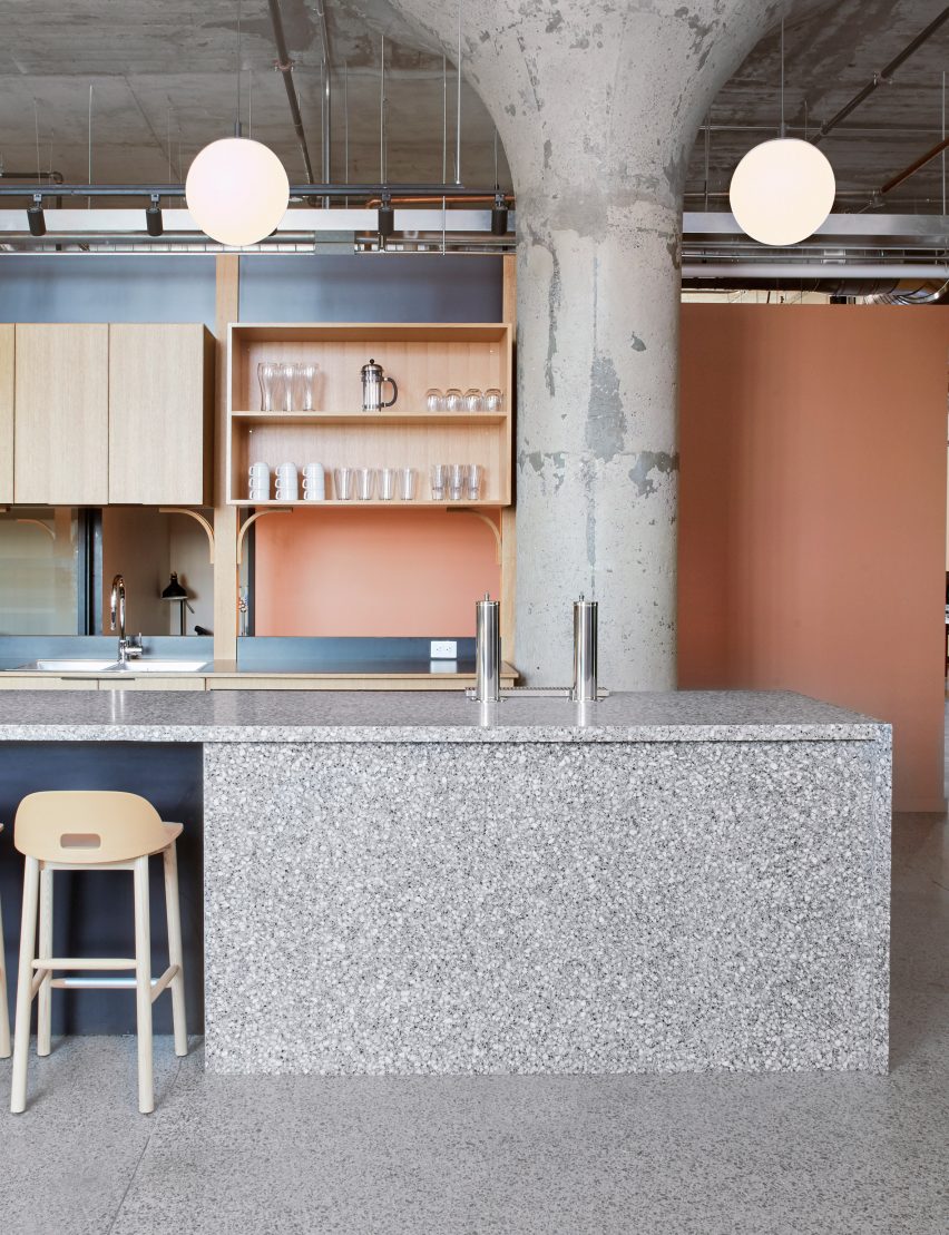 Lunch room in Agency 59 by MSDS Studio