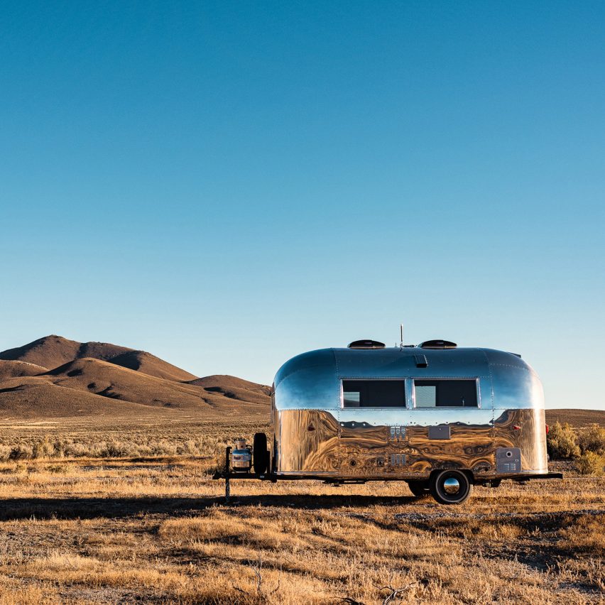 Vintage Airstream becomes mobile office for Silicon Valley entrepreneur