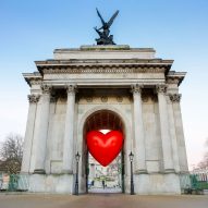 Anya Hindmarch sends "a love letter to London" with Chubby Hearts installation