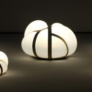 Floor lamp Side tables by Fårg & Blanche