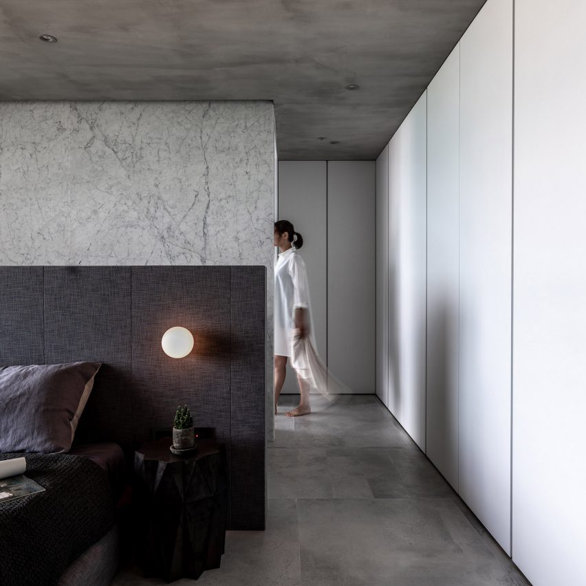 Wei Yi International Design Associates creates grey-toned apartment in Taipei