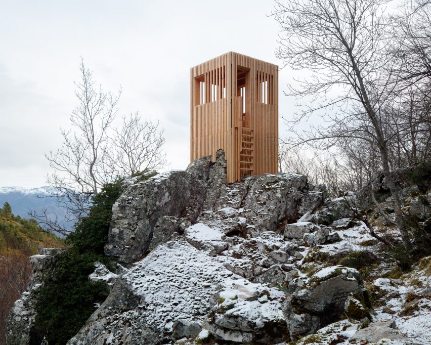 Corsican Deer Observatories by Orma Architettura