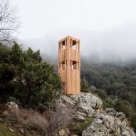 Trio of deer observatories by Orma Architettura nestle within Corsican mountains