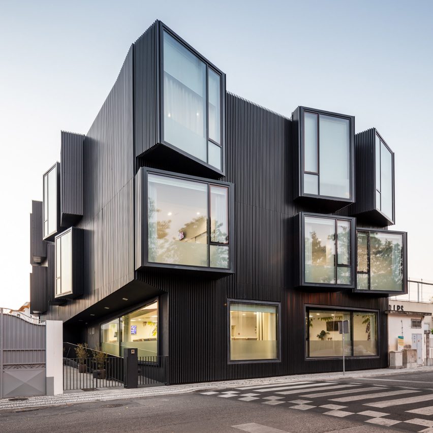 Projecting windows "distort the facades" of Portuguese care home