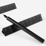 Escala is a scale-ruler fountain pen for architects