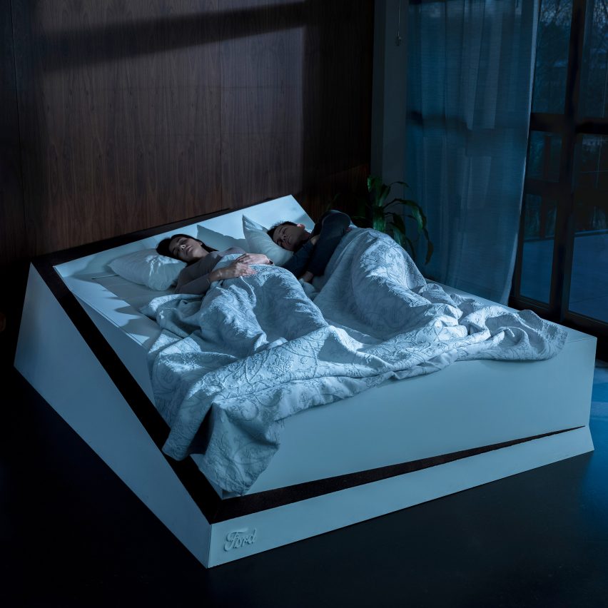 Ford invents smart mattress that keeps sleepers on their side of the bed