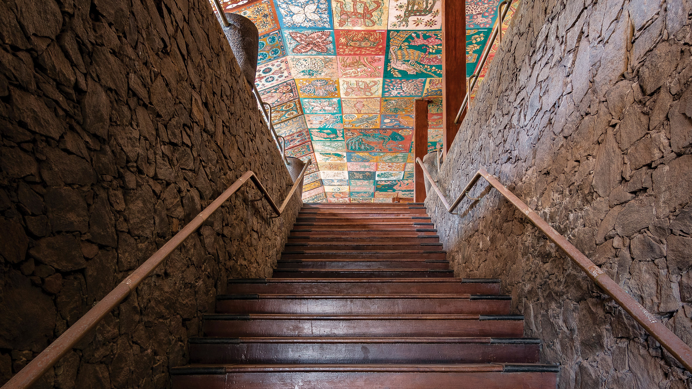 Staircases by Sri Lankan modernist architect Geoffrey Bawa