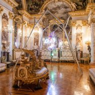 Guillermo Santomà inserts sculptures inside 19th-century mansion in Madrid