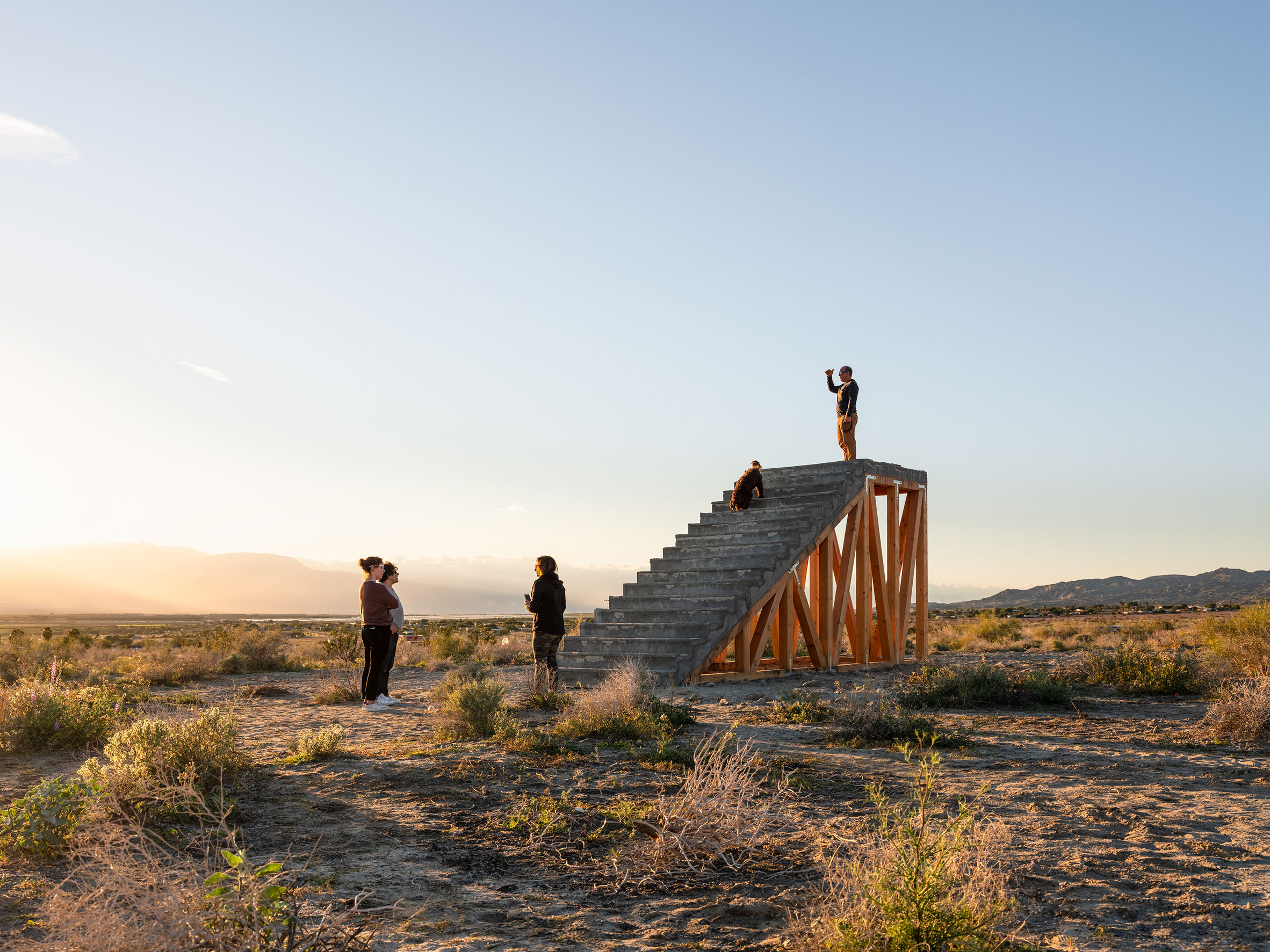 Ivan Argote's installation for Desert X 2019