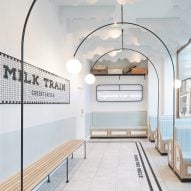 FormRoom fashions Instagrammable interiors for Milk Train ice cream shop