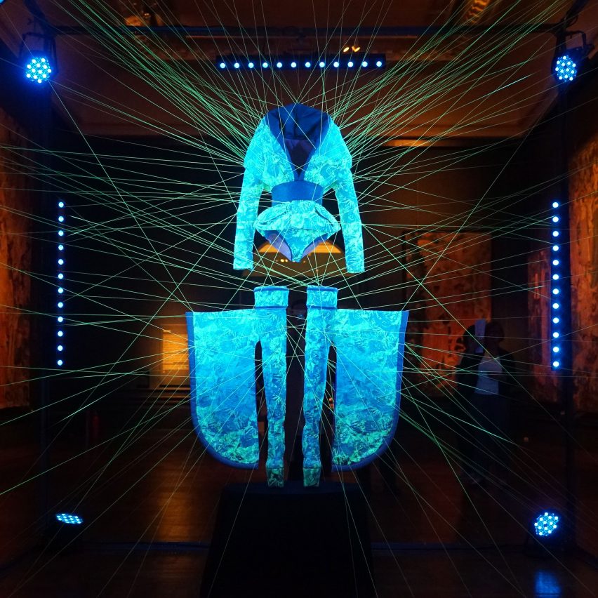 Glowing dress to be exhibited during the Cooper Hewitt Design Triennial