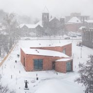 Angular brick volumes form nArchitects' Equal Rights Heritage Center in New York