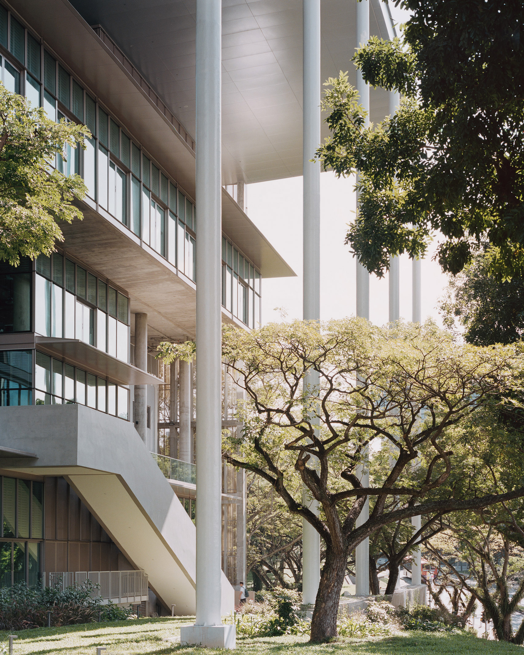 University of Singapore's SDE4 building is a sustainable design 
