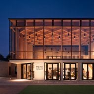 Haworth Tompkins designs Peter Hall Performing Arts Centre with glass foyer