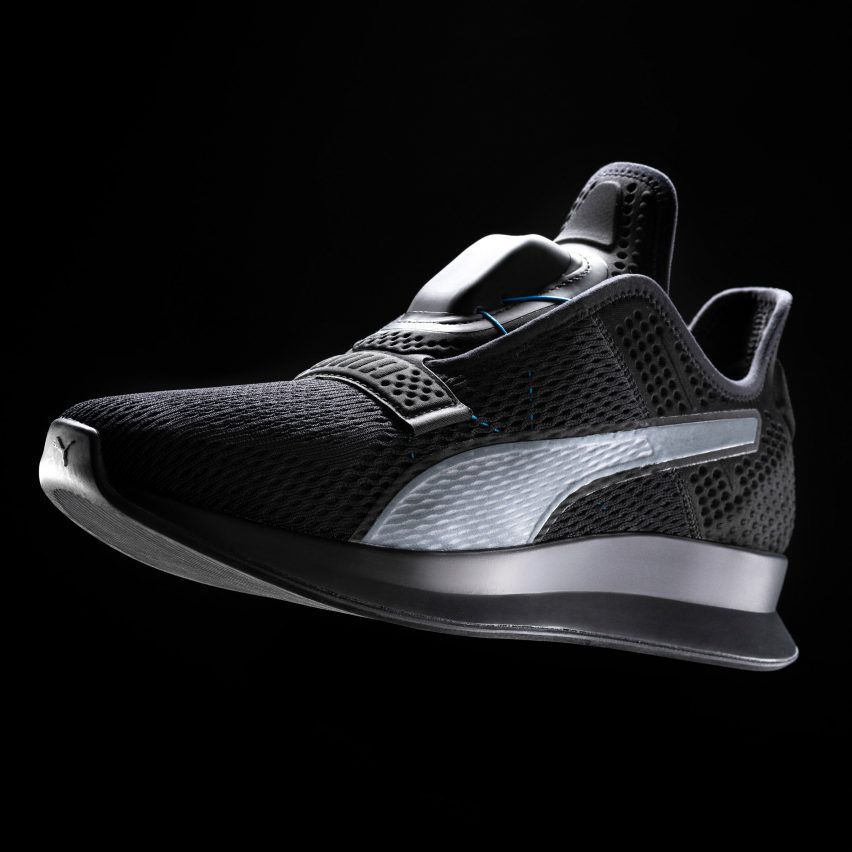 Puma launches self-lacing trainers