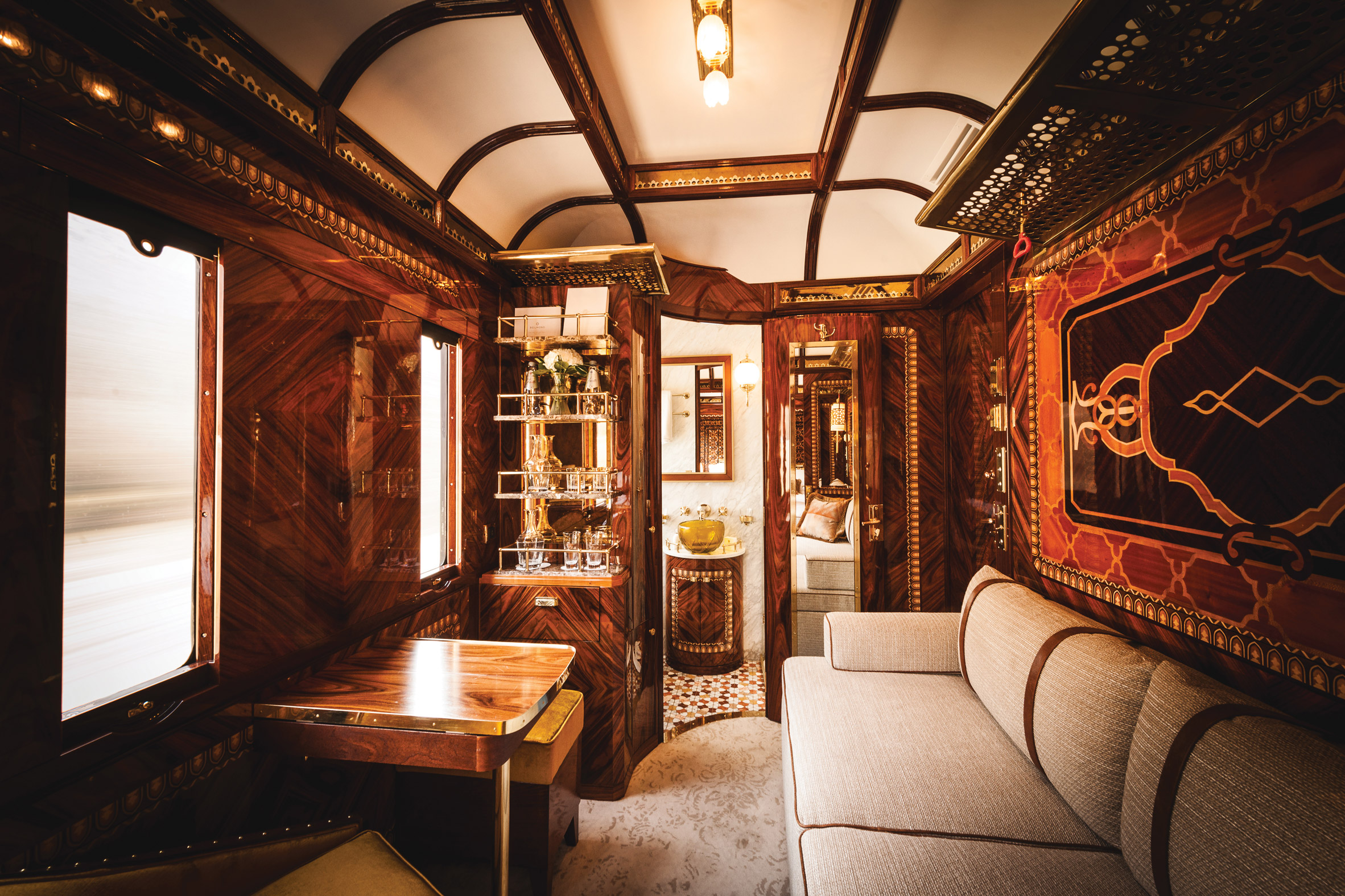 The Belmond Simplon-Orient Express won the Suites category at the AHEAD Global awards, which were held at the Ham Yard Hotel in London