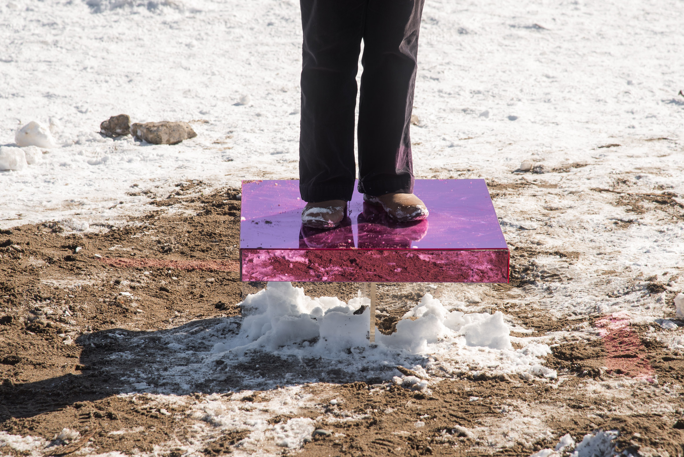Ground² installation by Humber College students for Winter Stations Toronto 2019