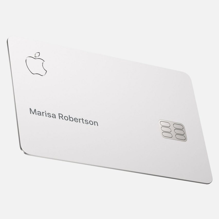 Apple credit card must be stored "in a bag made from soft materials"