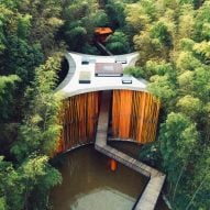 West-Line Studio creates bamboo-clad gateway to Chinese national park